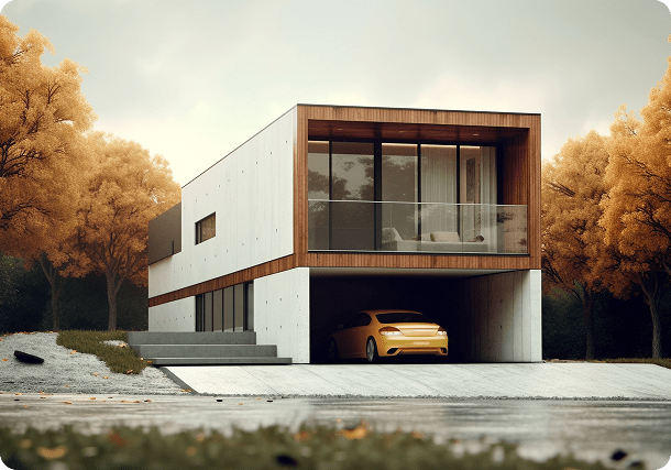 Modern residential villa architecture for clients in Astoria Queens and Montenegro